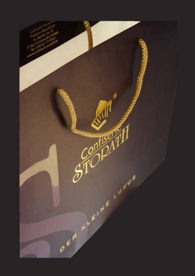 Heissfolienprägung Gold + UV Lack